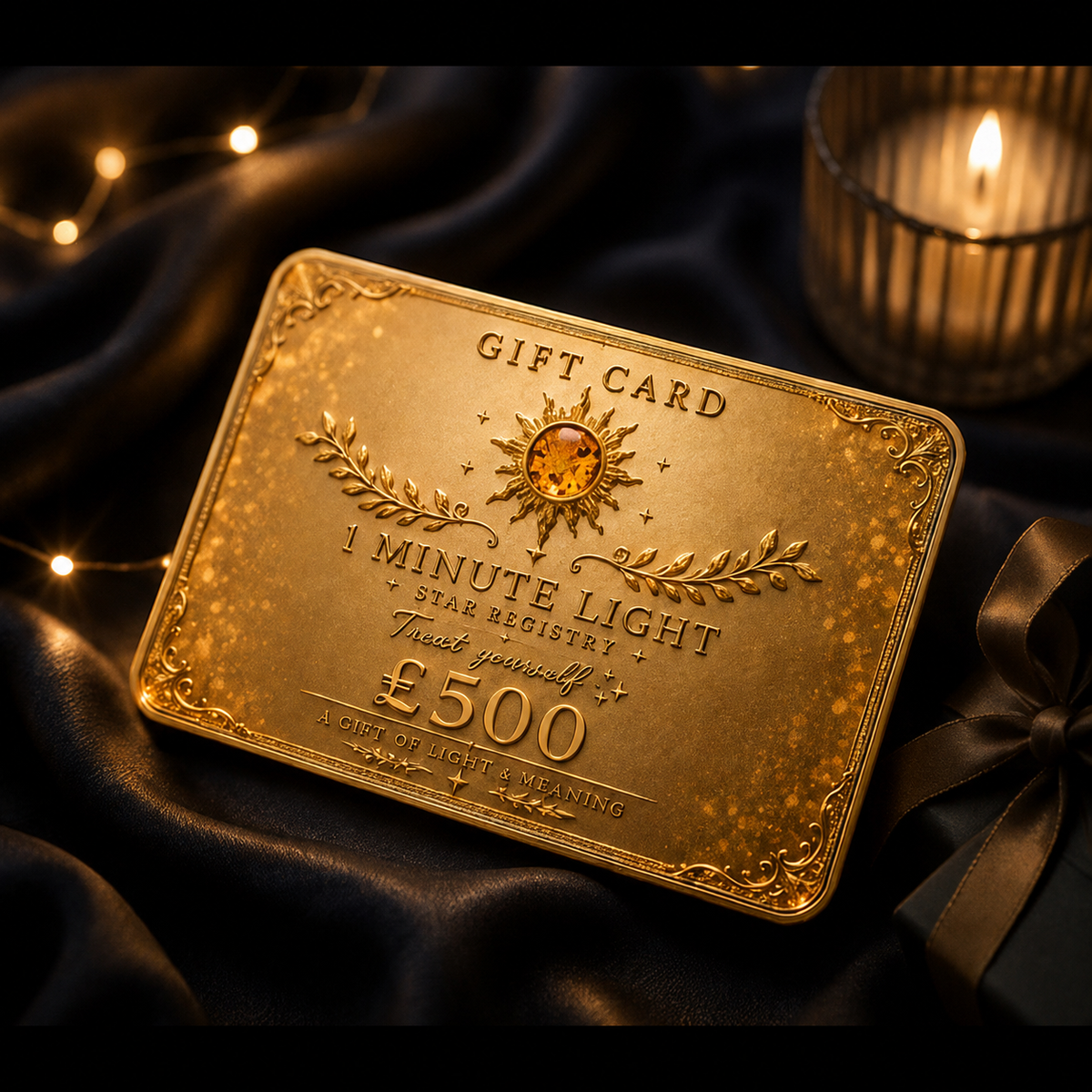 1 MINUTE OF LIGHT Gift Card • Legacy of Light • £500
