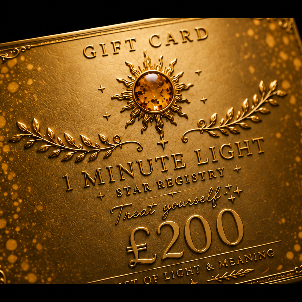 1 MINUTE OF LIGHT Gift Card • Journey of Meaning • £200
